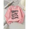European sizes Kids' round-neck hoodie - Hawaii Turtle Ocean Star Pattern Print , Sportswear And Casual Wear, Soft And Comfortable