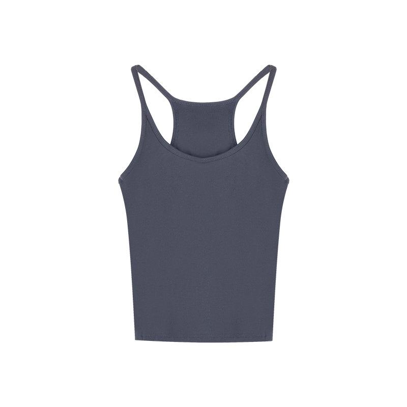 Vesta de jos Femei Vară Nou Dorință Pură Sexy Interior cu un Spate Frumos Exterior Purtând un Top Subțire