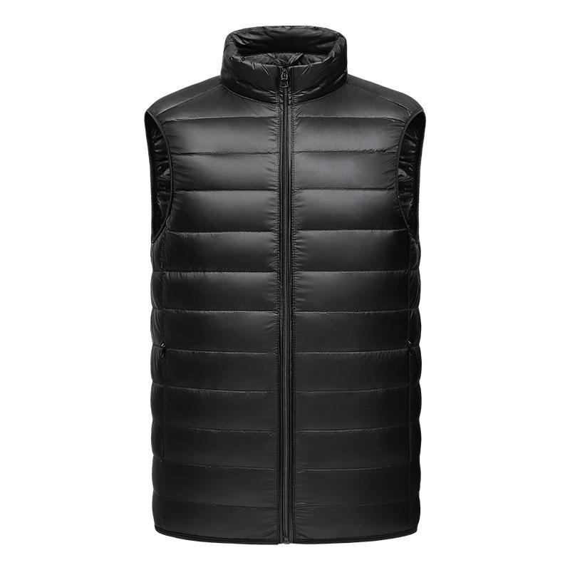 Down Jacket Men's Vest Fashion Stand-up Collar Vest Light Down Vest Men's Thermal Top