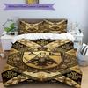 3pcs Duvet Cover Set (1*Duvet Cover + 2*Pillowcase, Without Core), AEK Athens FC Print Bedding Set, Bedroom Decor, All‑Season, Birthday Gift