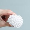 4 Pieces Circular Pure White Magic Cleaning Drum TPR Anti-Winding Laundry Ball Washing Machine for Dirt Removal and Knotting