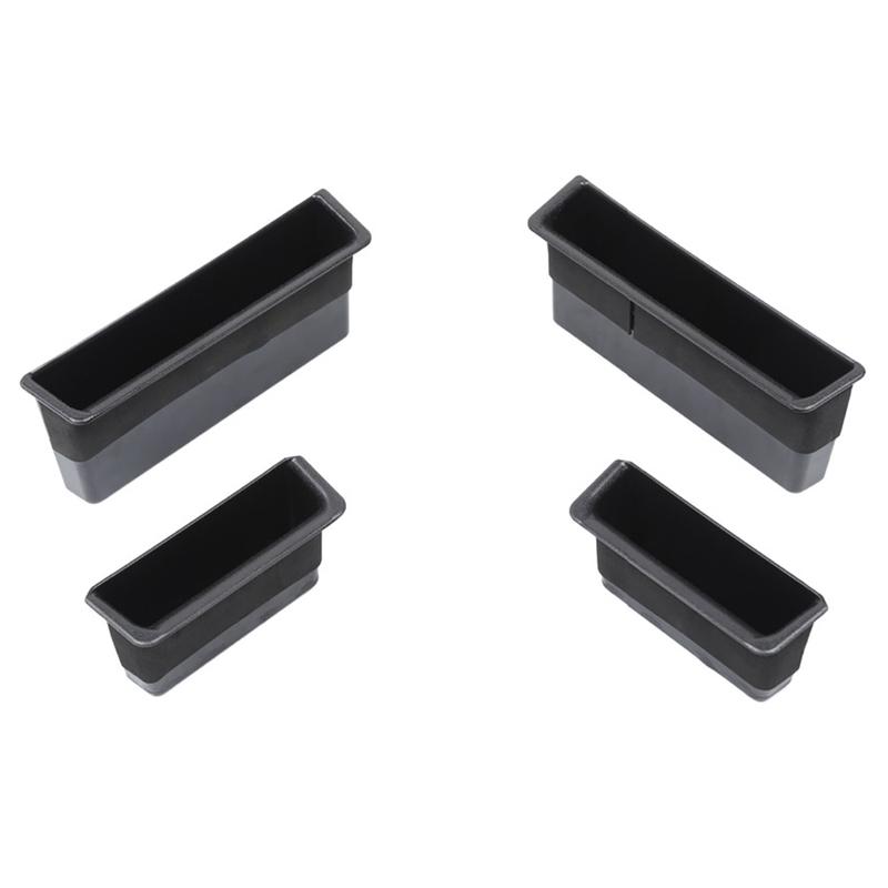 4pcs Door Side Storage Organizer Grab Handle Boxes For Jeep Wrangler JK 2007 2008 2009 2010 Car Organiser Accessories