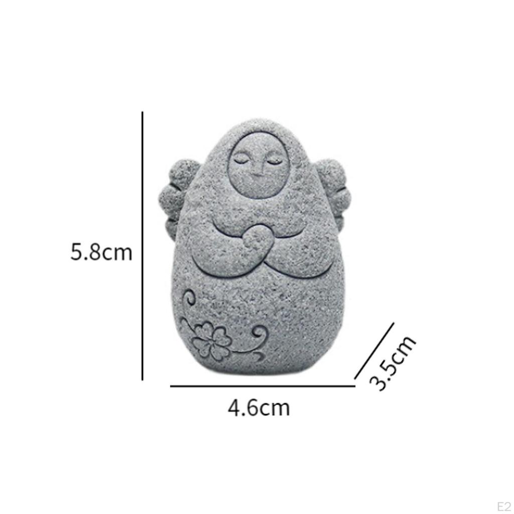 Goddess Hylia Statue Fish Tank Decoration for Garden Indoor Outdoor Tabletop Gray