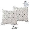 1/2pcs Halloween Plush Pillow Cover Pumpkin Ghost Pattern Cushion Case Festive Decor for Living Room Bedroom Throw Pillow Covers