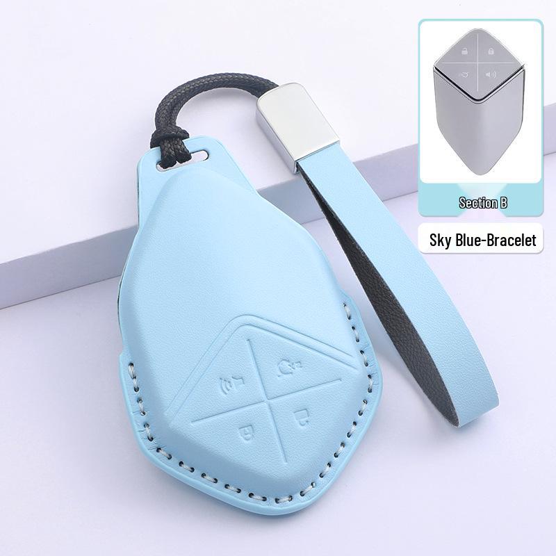 Чехол для ключей Changan Deep Blue SL03 для S7 Smart/S07 Автомобильный корпус Пряжка Пакет для новой модели 2023-2024 G318.