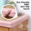 L Shaped Self Adhesive Child Bumper Strips NBR Corner Protector Strip  Table Edge Protector