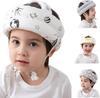 Infant Baby Soft No Bumps Head Protective Hat Adjustable Head Cushion Bumper Bonnet for Crawling Walking