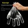 ZISIZ Heavy-Duty Transparent Disposable Paper Gloves