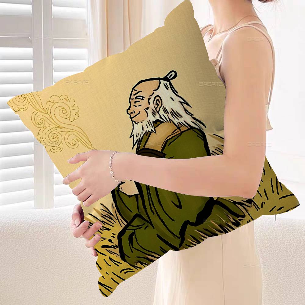 Avatar The Last Airbender Pillow Covers Cartoon Sofa Decorative Home Doublesided Printing Short Plush Cute Cushion Cover