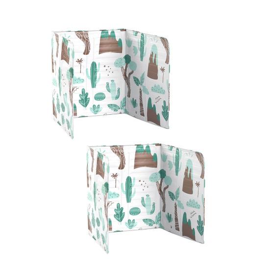 2Pcs 3-Sided Foldable Splatter Guard Aluminum Foil Grease Screen for Stovetop Frying Pan Protects Countertop from Oil Splashes Kitchen Cooking