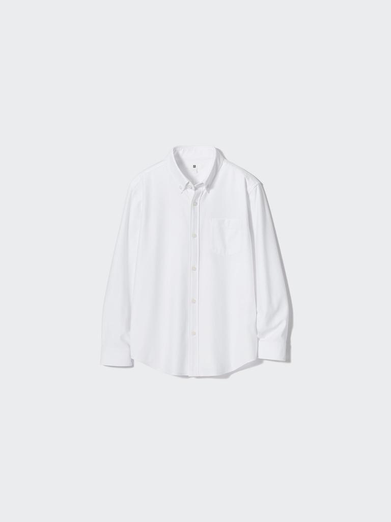 Uniqlo Japan Fine Cloth Comfort Shirt  Long Sleeve Formal 