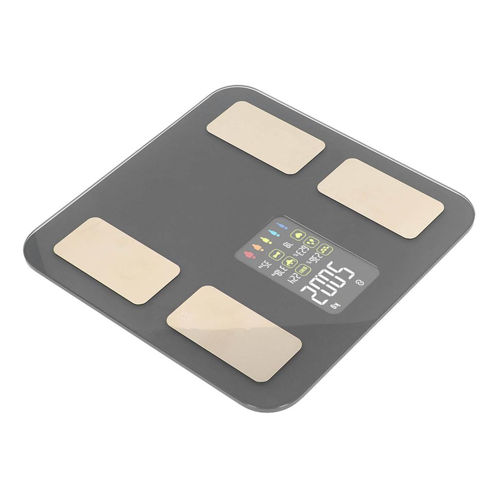 Smarte Körperwaage mit Farbanzeige 300mha Hohe Genauigkeit 5?180kg Digitale Bluetooth-Waage für