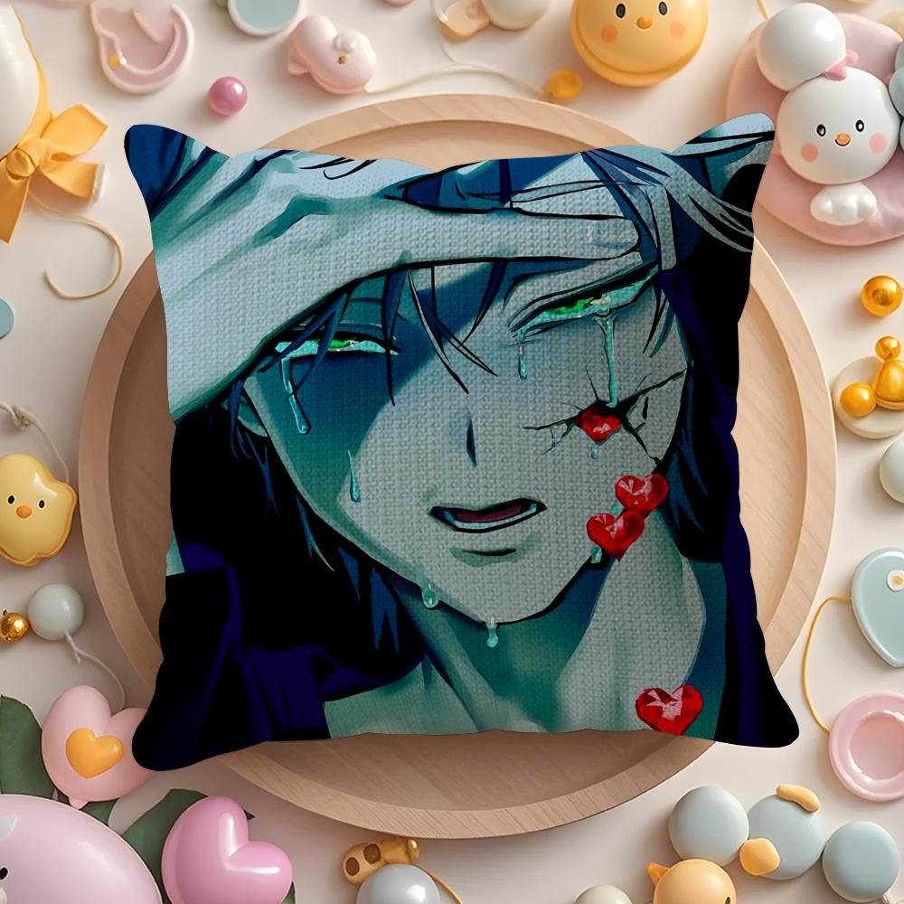 Family Love Anime AAlien Stage Pillow Case Pattern Printed Pillowcase for Living Room Sofa Cushion Cover Bedroom Decor