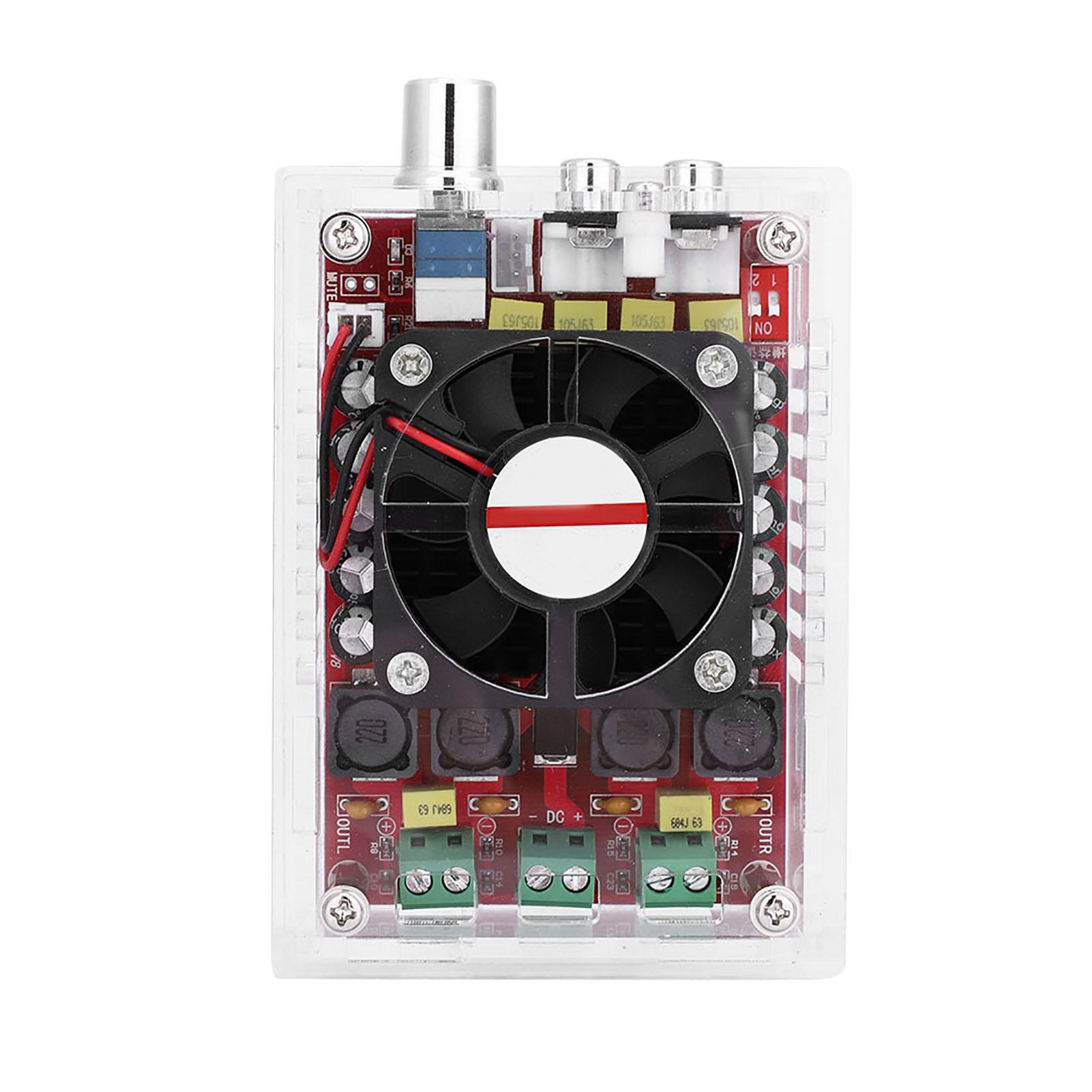 

High Power 2*100W Digital Power o Amp Amplifier Board Class D Module with Housing DC9‑34V