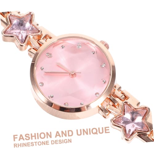 LIFKOME Women's Watch with Star Diamond Bracelet, Waterproof Quartz Watch, Delicate Wrist Decoration, Fashion Watch for Women