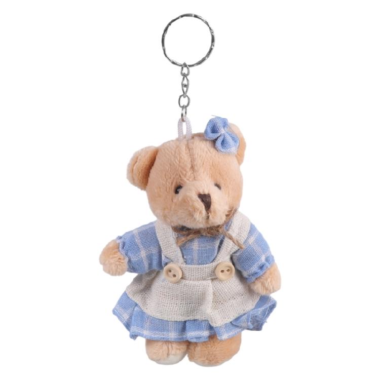 Keychain Bear Backpack Charm Cute Keychain Plush for Baby Shower Party Favors
