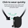Neck Mount Holder Magnetic Quick Snap Camera Harness for 360 Action Camera Handsfree Action Recording, 360 Degree View