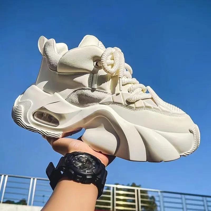 

Модные Новые Мужские Туфли со Скидкой Весна и Осень Толстая подошва Амортизирующие Кроссовки для Бега Классические Модные Повседневные Кроссовки 44