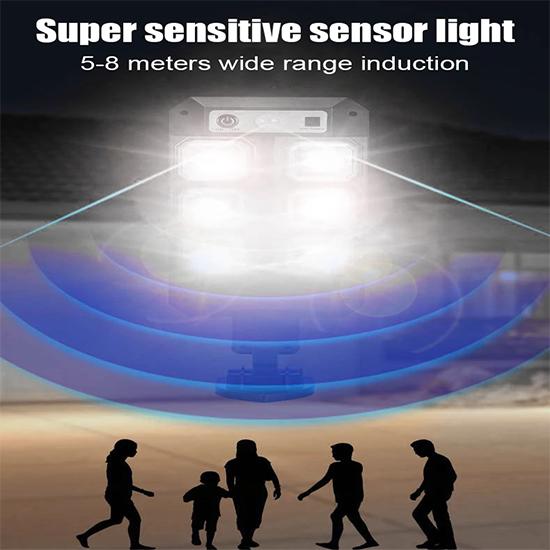 9000LM LED Solar Lamp Motion Sensor Wall Light Outdoor Solar Light Waterproof Street Light Remote Control External Solar Lamp