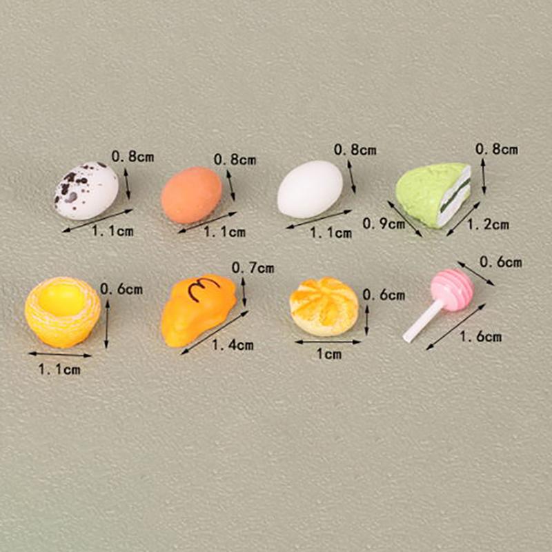 1/12 Dollhouse Mini Bread Hamburger Juice Set Simulation Kitchen Breakfast Food For Dolls House Decor Kids Pretend Play Toys