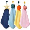 Newcomer Exclusive 2-Piece Lint-Free Hanging Children's Hand Towels for Bathroom Use