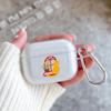 Cartoon Cat Graphic Silicon Case For Apple Airpods 1 or 2 Shockproof Cover For AirPods 3 Pro Pro2 Transparent Earphone Protector