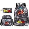 Dragon Ball Z Rucksack Son Goku Anime Schultasche Krillin Reise Laptop Tagesrucksack für Männer Frauen
