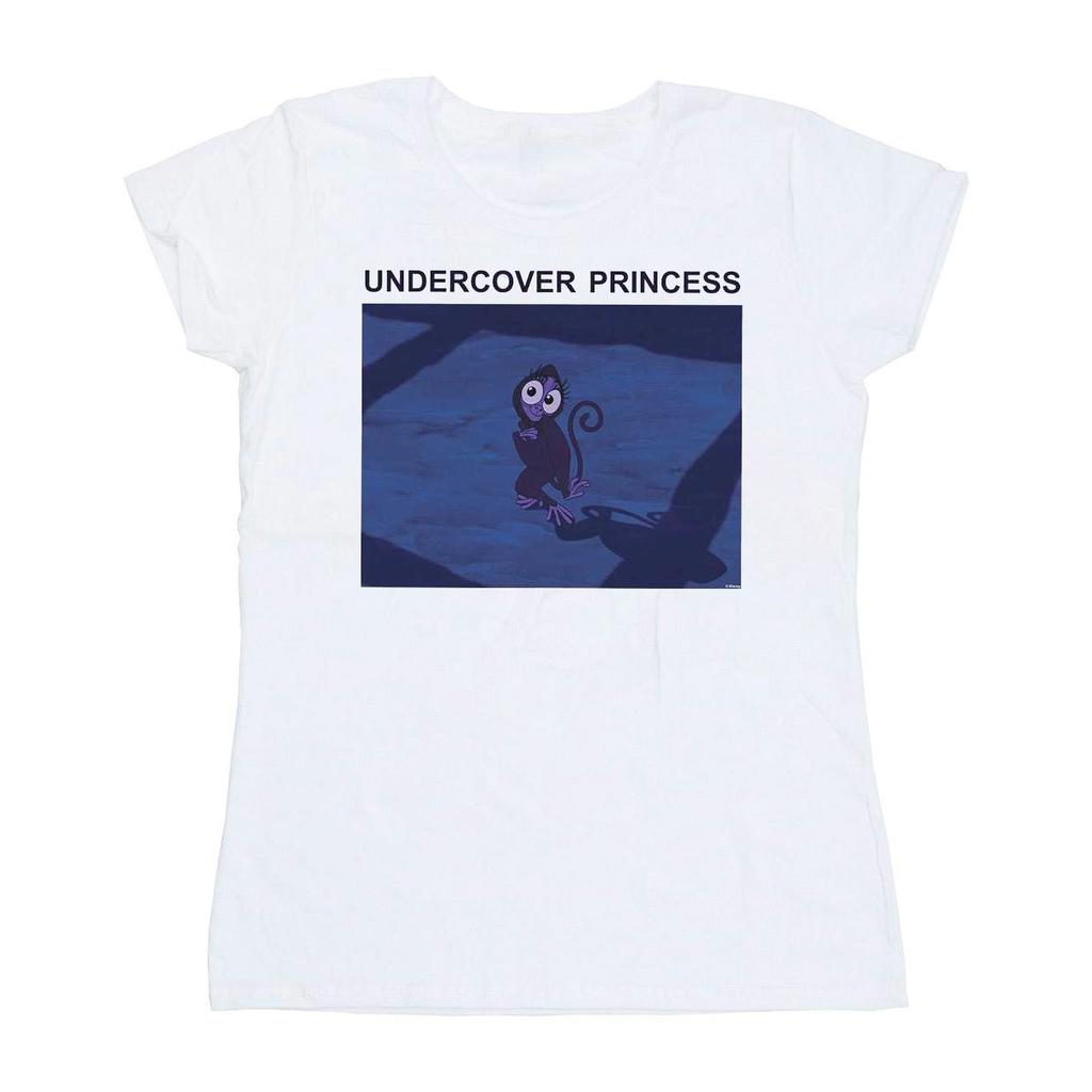 Disney Womens/Ladies Aladdin Undercover Princess Cotton T-Shirt