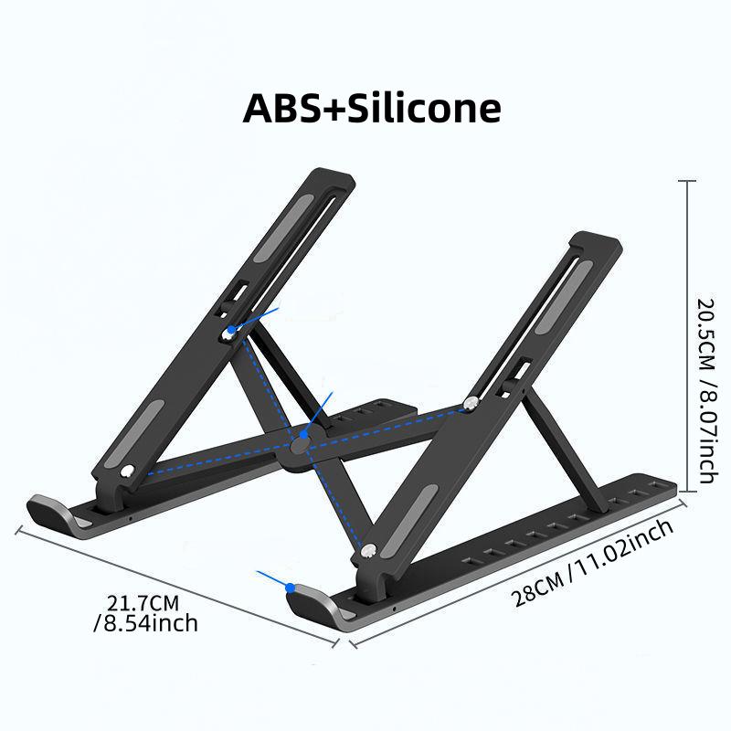 Adjustable Laptop Stand Riser Foldable Portable Ventilated Cooling Notebook Mount Computer Stand