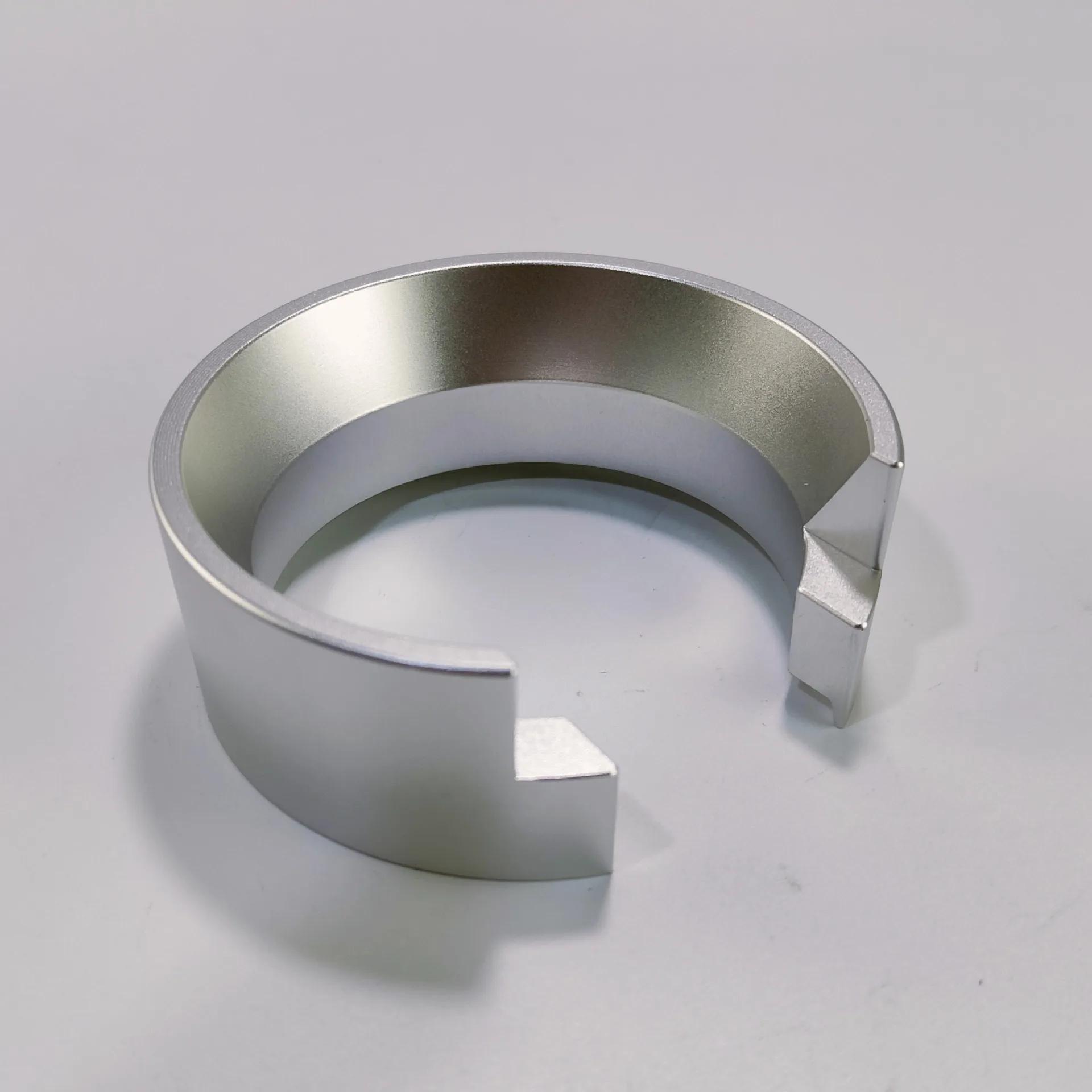 

58MM Coffee Grinder Anti-Flying Powder Ring for Eureka Mignon MMG Grinder Adapts To Coffee Machine Handle Coffee Powder Ring серебряный