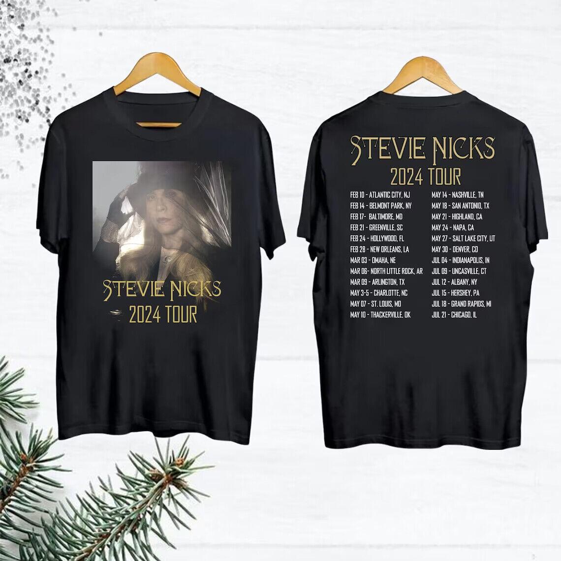 Stevie Nicks 2024 Live In Concert T-Shirt, Stevie Nicks Vintage Shirt Fan Gifts S