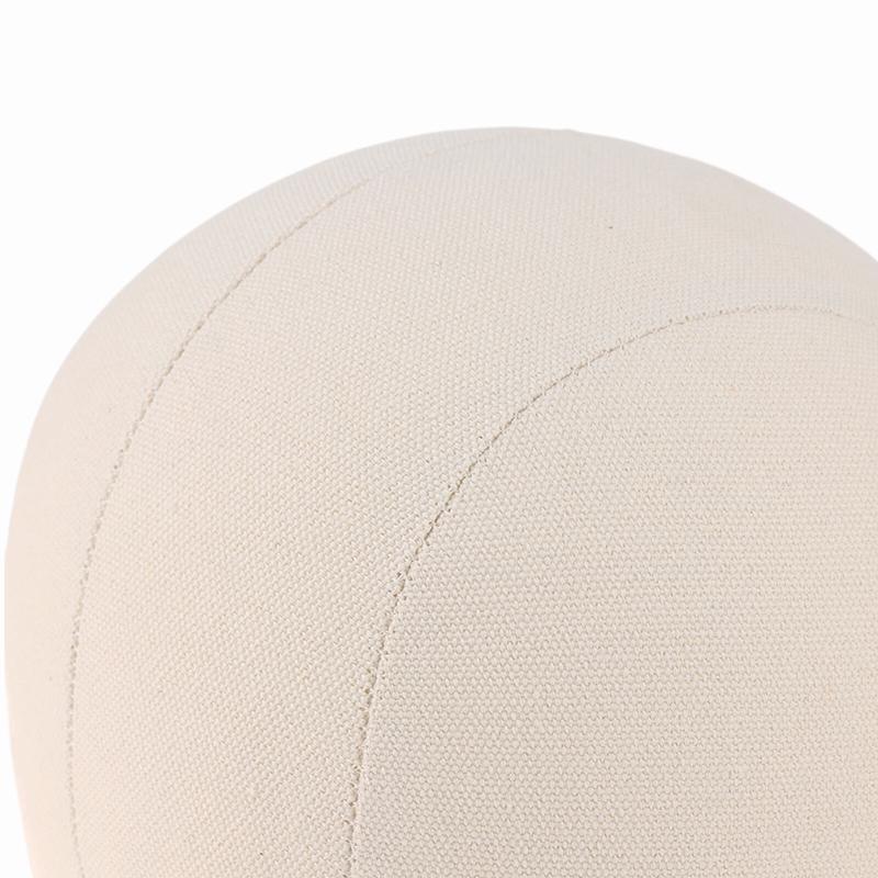 Canvas Wig Head Wig Stand 21-24Inch Mannequin Head For Hairstyling Displaying Making Wig Stand With Head Wig Supports Holder