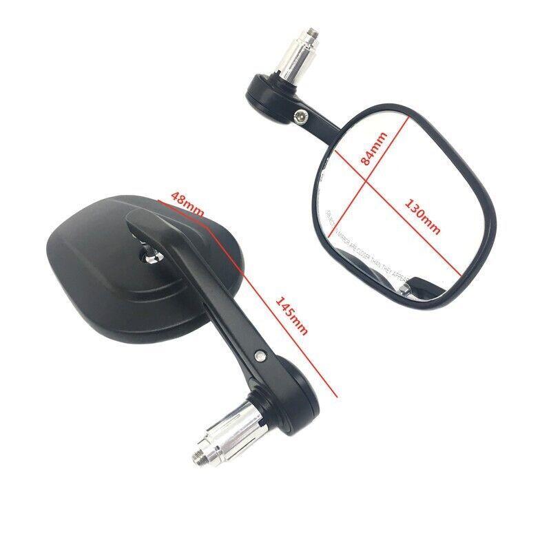 Motorcycle Handlebar Bar End Rearview Mirrors Universal 7/8" 22mm Handle for Honda Kawasaki Harley Sportster S RH1250s RH975