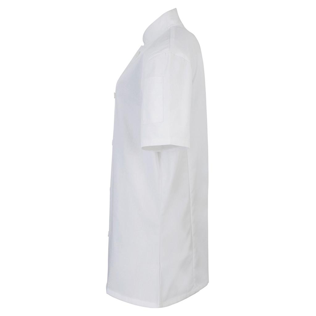 Premier Jaqueta feminina/feminina de manga curta para chefs/roupa de chef (pacote com 2)