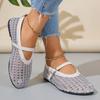 Mesh Women Weave Flats Shoes Designer Sexy Sandals 2025 Summer Casual Walking Sneaker Classical New Trends Zapatillas De Mujer