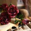 Autumn Color Peony Flower Elegant Peony Simulation Flower Artificial for Table Setting & VisualFocus in Dining Area