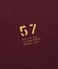 No.057 Long Drop Hoodie (Burgundy)