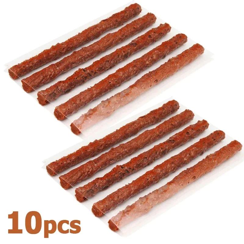 5/40pcs Tire Repair Strips Car Motorcycle Bike Tyre Puncture Repairing Stiring Glue Rubber Strips Tools Plug Car Accessories