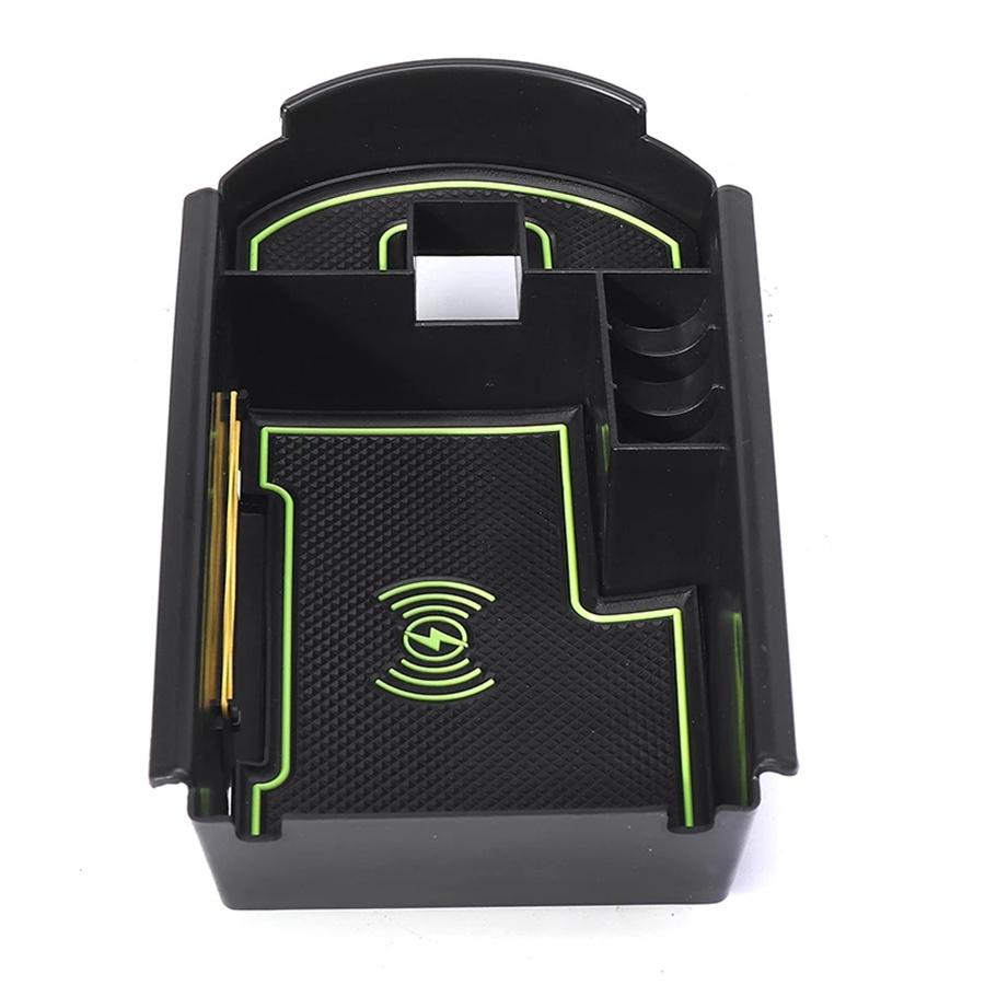 Central Storage Armrest Box Wireless Phone Charger For 2016-2019 Toyota C-HR CHR
