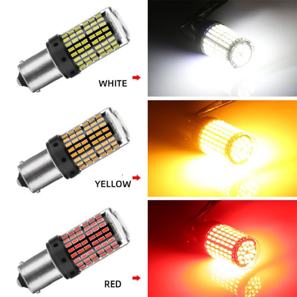 2Pcs Bulbs 3014-144SMD Led Lamp For Turn Signal Light 1156 1157 7440 7443 3156 X5B4