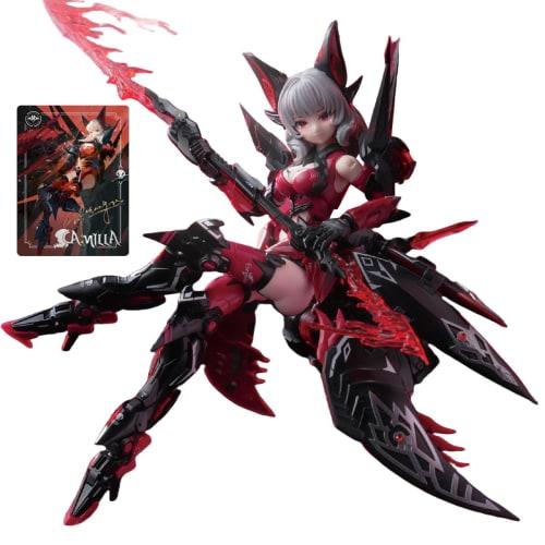 HiPlay Eastern Model 1/12 ATK.GIRL Mujin Kokuyo Camilla Vampire Bat Mecha Girl Armored Girl Movable 1/12 Assembled Plastic Model EM2023006YC Mikura Ca