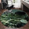 1PC Superhero Power Burst Round Rug, Non-slip Chair Mat, Home Decor, Circle Carpet Perfect for Office, Bedroom, Living Room,Christmas gift