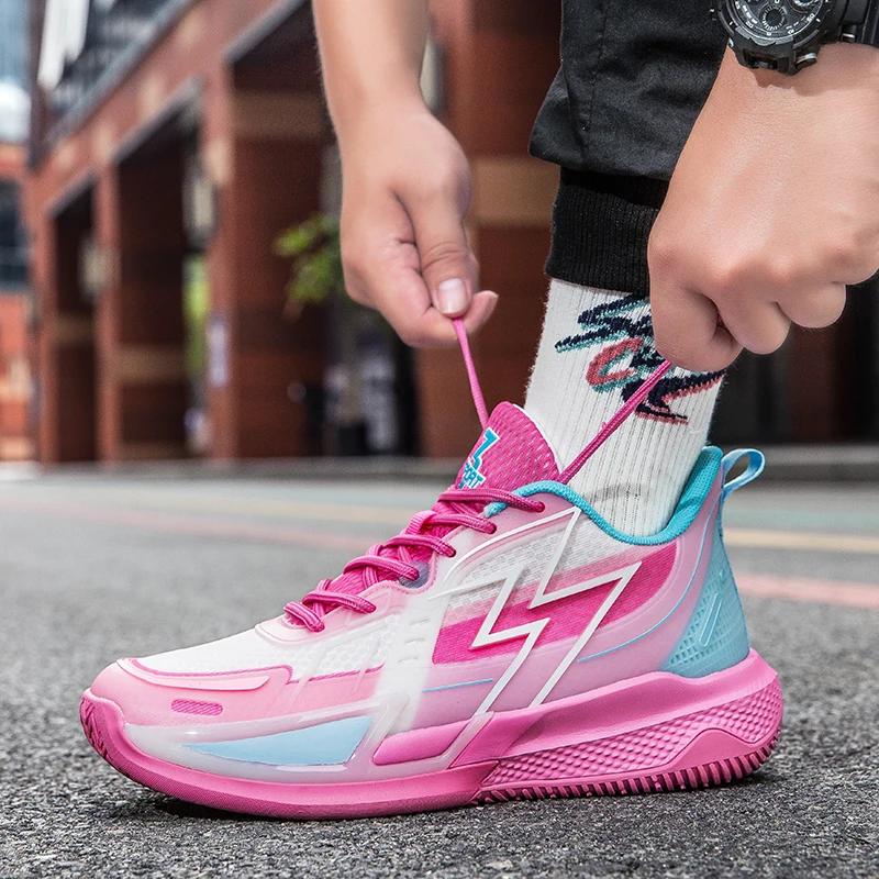 Men's Comfortable Breathable Padded Non-Slip 2024 New Outdoor Fitness Sports Fashion Running ShoesCool Basketball Shoes Sneakers
