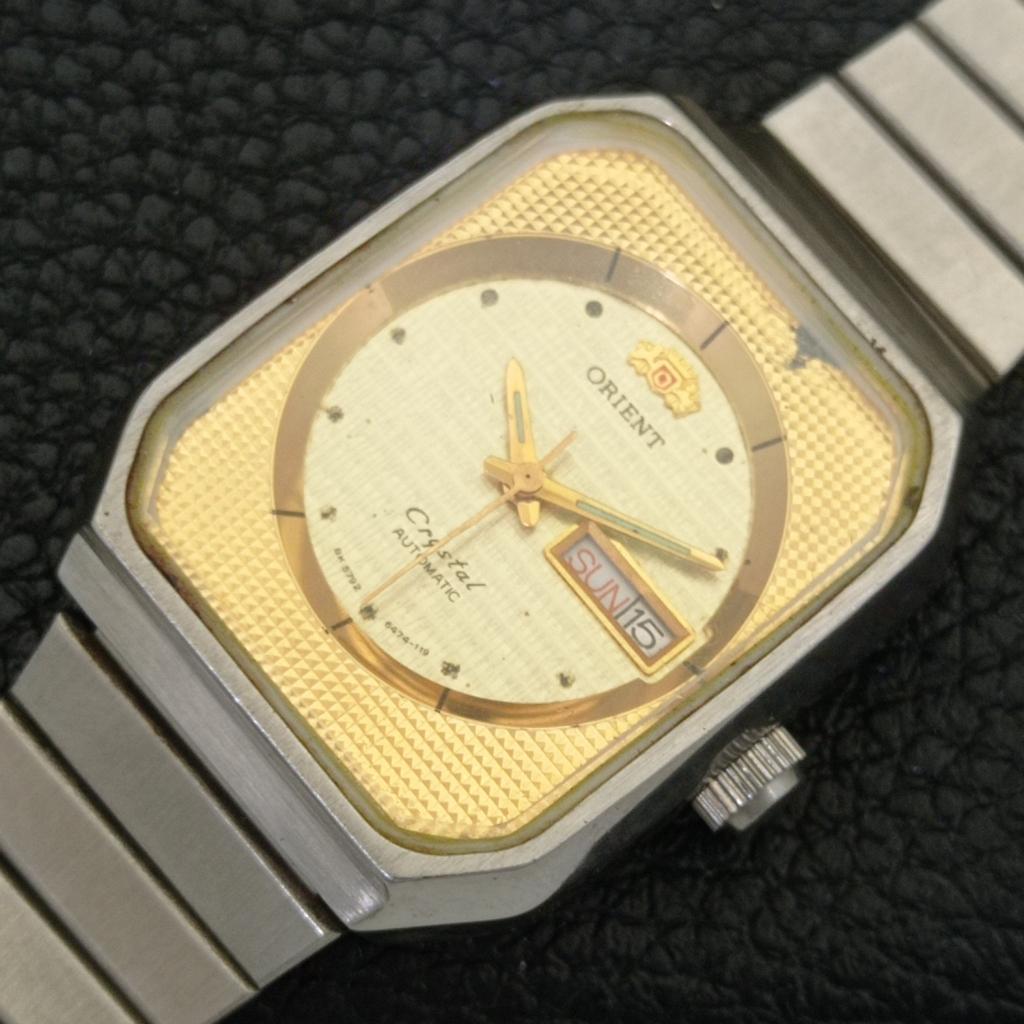 JAPAN VINTAGE ORIENT AUTOMATIC 57920 WOMENS ORIGINAL DIAL WATCH A704260-1 R213i-a704260