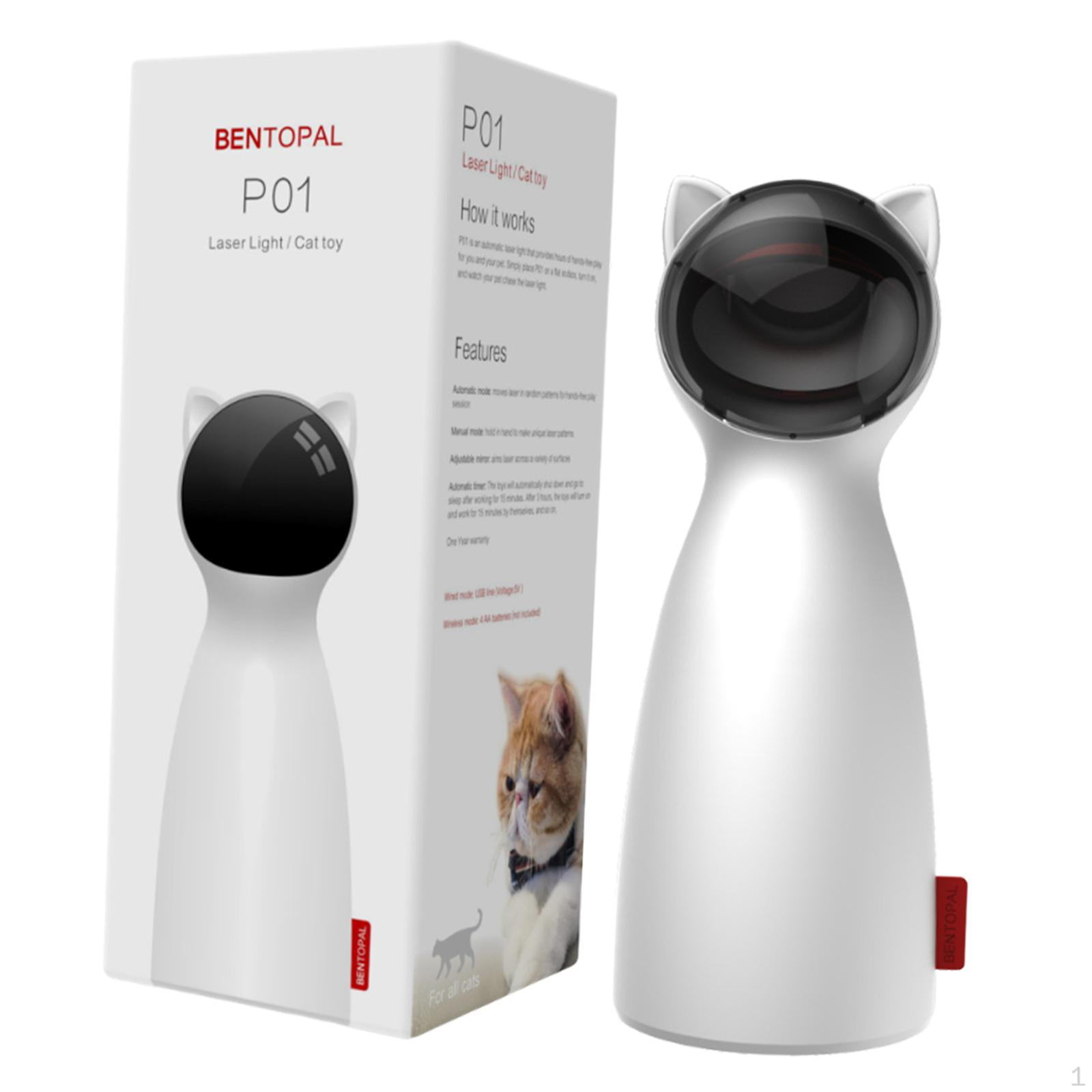 

Cat Chaser Toy Adjustable Pet Supplies Interactive for Kittens Gifts