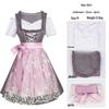 Bavarian Oktoberfest Women's Costume Set - Halloween Carnival Outfit