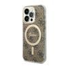Guess 4G Magsafe - Etui Iphone 14 Pro Max (Brązowy)