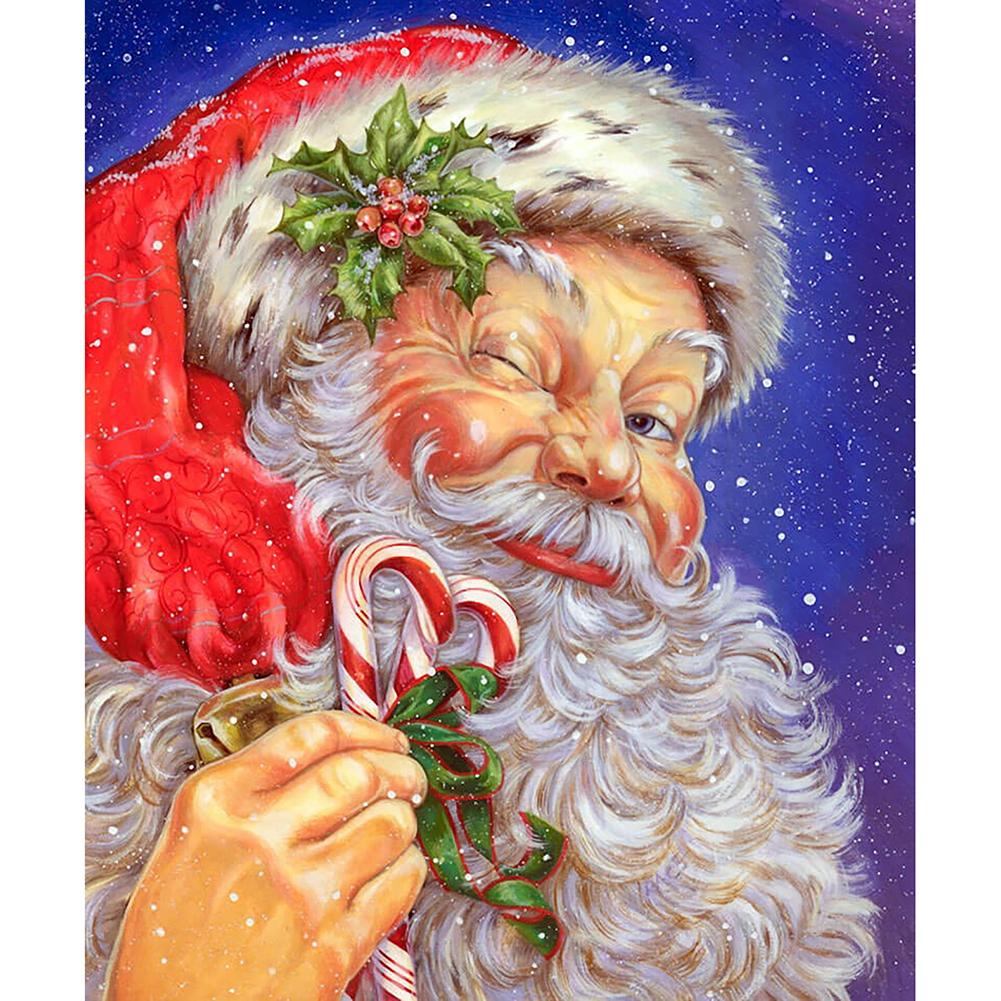 

Полный набор сверл для алмазной живописи, YEESAM ART Ice World, Рождественский снеговик, 5D DIY Diamond Art