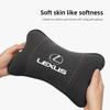 2025 Pour Lexus IS250 RX350 LX570 LX600 LX470 GX470 UX Ct200h Oreiller de Nuque de Voiture en Daim Appui-tête Coussin de Soutien Lombaire Protection de la Colonne Vertébrale