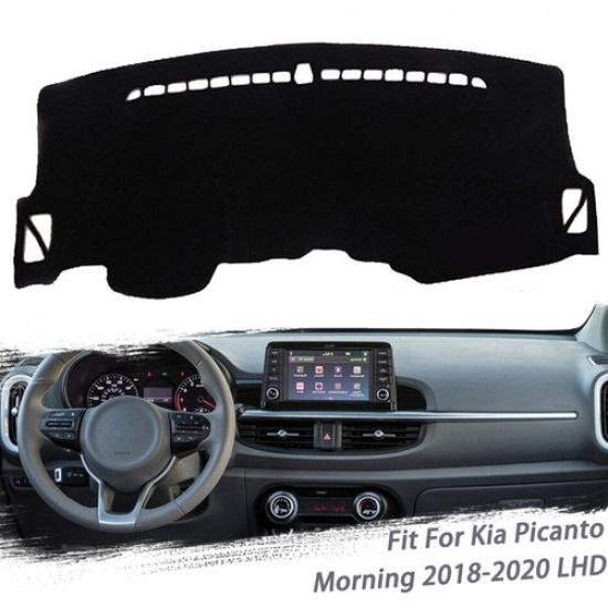 DashMat Sun Dashboard Cover Pad Car Interio For Kia Picanto Morning 2018-20